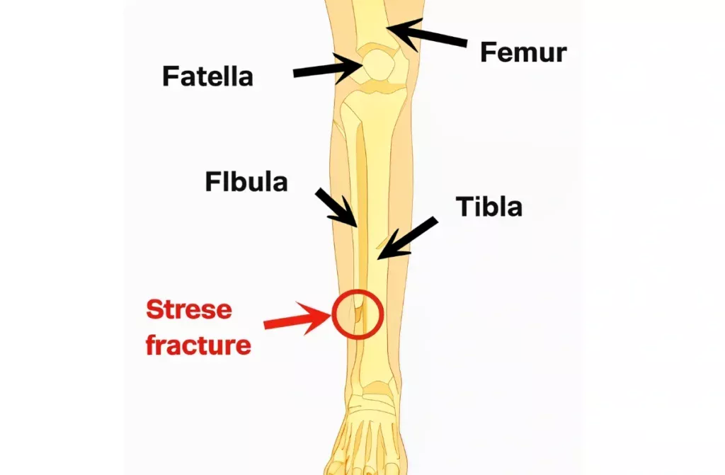 Stress fractures of the shin